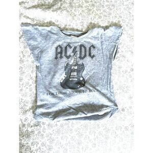 ACDC Toddler Band Tee by Junk Food Gray 2T